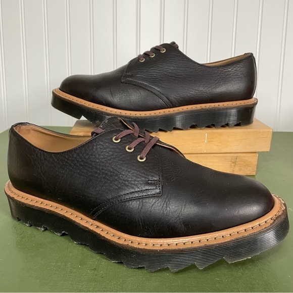 Dr Martens England Made RIPPLE Wave-Sole #1461 Oxfords/Boots/ Shoes - Picture 2 of 14